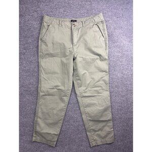 Quince Pants Mens 32x28 Green Organic Cotton Stretch Chino Casual Flat Front